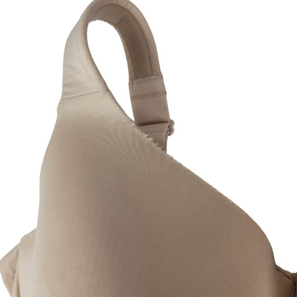 Cacique Comfort Bliss Lightly Lined Max Coverage Bra Tan 38F Underwire Wide Adj - Picture 13 of 14